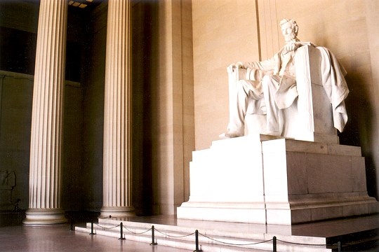 Abraham Lincoln's Statue in the Lincoln Memorial Picture