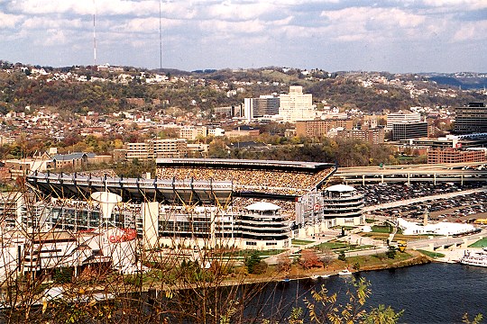 Mount Washington's View of Pittsburgh's Heinz Field Picture