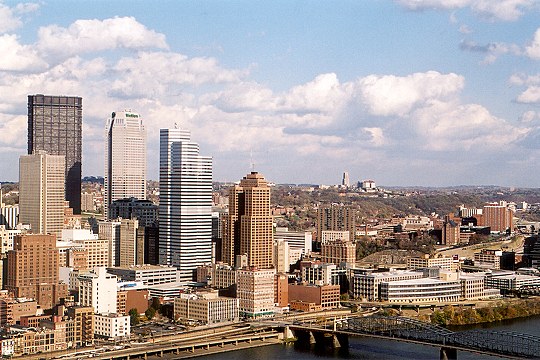 Mount Washington's View of Eastern Downtown Pittsburgh Picture