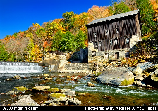 McConnells Mill with Surrounding Fall Foliage Picture