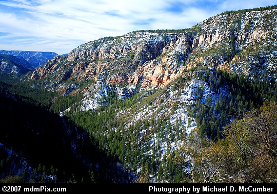 Peering Down into Arizona's Oak Creek Canyon Picture