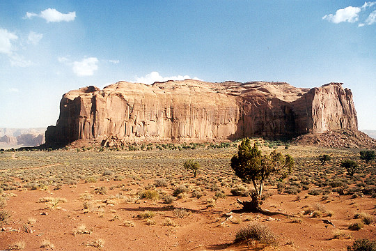 Looking Across the Desert Floor at Elephant Butte Picture