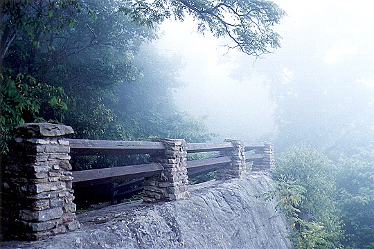 Heavy Morning Fog Envelops Baughman's Overlook Picture