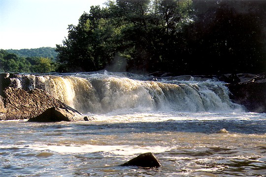 A Morning Close-up of the Great Falls of Ohiopyle Picture