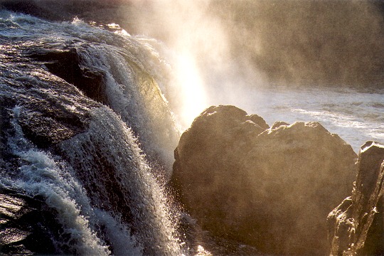 Sunrise Illuminating the Great Falls at Ohiopyle Picture
