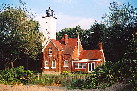 Presque Isle Lighthouse Along Lake Erie's Shore Picture