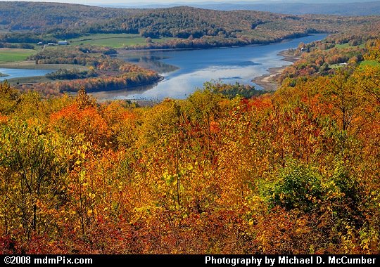 High Point Lake Viewed from Mt. Davis in Autumn Picture