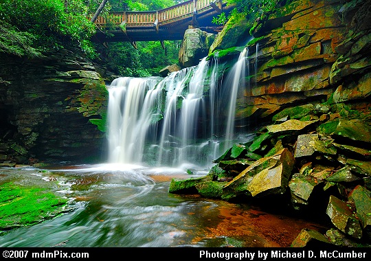 Falls of Elakala Tumbling Over a Moss Covered Ledge Picture